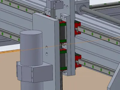 CNC Router - 1500x1500mm 3D model