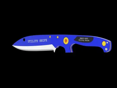 Utility Knife 3D model