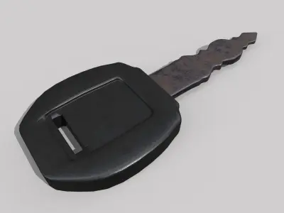 Vehicle Key Low-poly 3D model