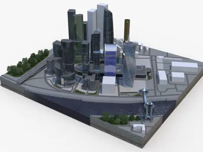 Moscow city  purchase 3D model