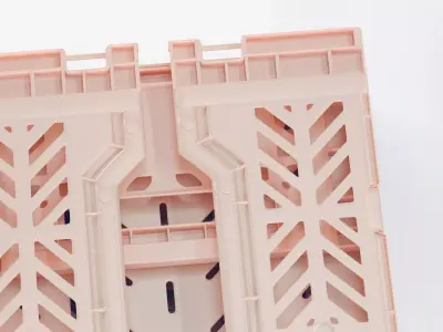 Photorealsitc Highpoly Folding Crate 3D model