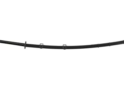 Long Odachi Sword  3D model