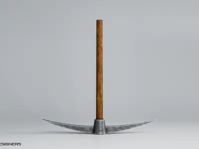 Pickaxe 3D model get