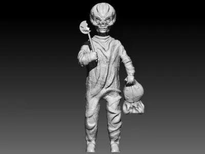halloween treat sam 3D print model