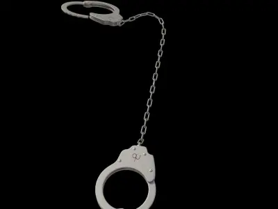 Prisoner Transport Chain Low-poly 3D model