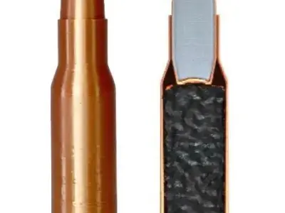 7 62x51 NATO Cartridge Free 3D model
