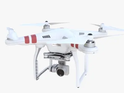 DJI Phantom 3 Drone Free 3D model purchase