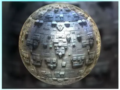 PBR Sci-Fi Seamless Realistic Material SBSAR 4k Texture 022 Texture
