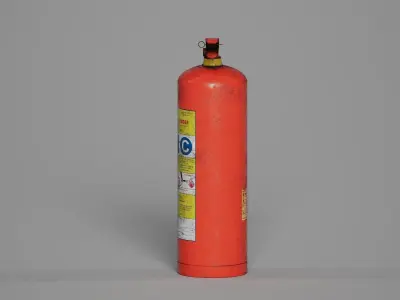 Old Fire Extinguisher Low-poly 3D model Low-poly 3D model