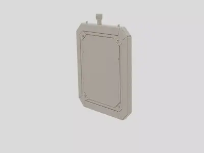 Industrial Machine Protective Guard Panel for 3D print 3D model