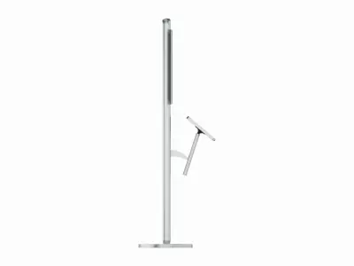 Store exhibition freestanding info tablet holder with poster 3D model