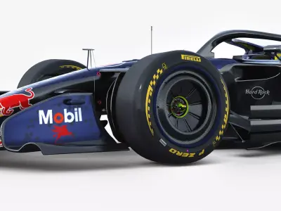 F1 RedBull RB22 2026 Low-poly 3D model