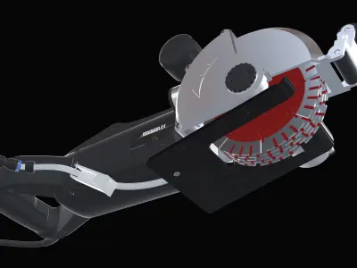 Wall Slotting Machine 3D model
