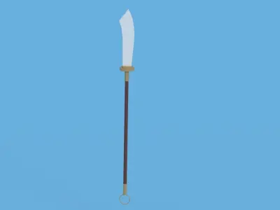 Cartoon Chinese Pu Dao 3D model