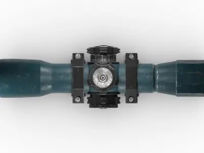 scope model sniper Free 3D model