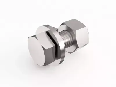 Screw 28 3D model
