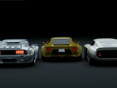 Brandless retro car pack