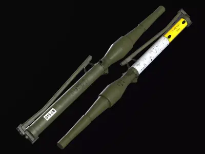 RPG-76 Low-poly 3D model