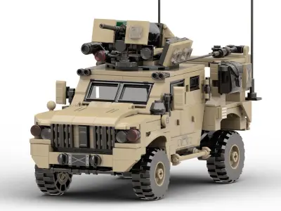 MocBricks3D - Lego Oshkosh L-ATV 3D print model