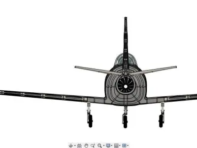 F86 Sabre 3D model
