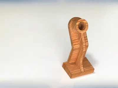 Decorative 3d printable Wooden model 3D print model