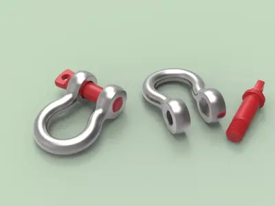 Anchor shackle G-209 3D model