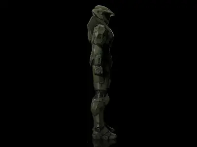 Master Chief Free low-poly 3D model