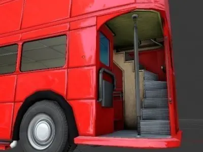 a old routmaster city bus 3D model