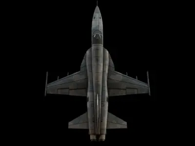 Northrop F-5E tiger 2 Low-poly 3D model