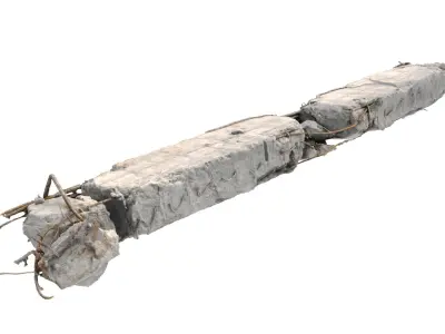 Concrete Rubble Pack 3D model