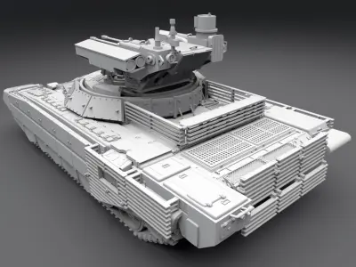 BMPT Terminator 2 Scale model 3D print model