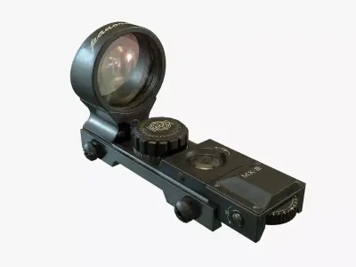 Optical Scope Panorama mk3 Low-poly 3D model