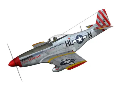 North American P-51D - Flying Dutchman  3D model