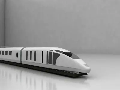 TGW  ICE Fast Train 3D model
