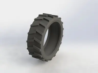 tyre design 3D model