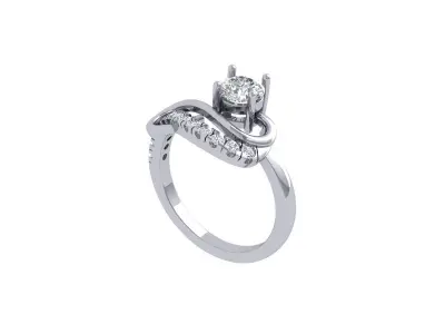 Wedding Ring  3D print model 219