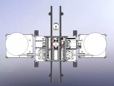 Automatic Compressor Rubber Foot Mounting Equipment 3D model