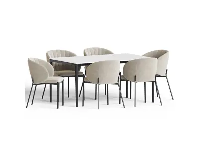 Dining Set 98 3D model