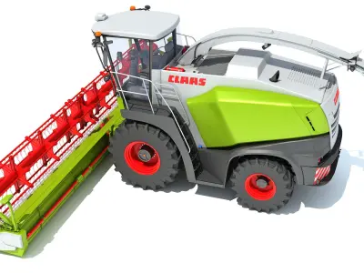 Harvester Claas Jaguar 3D model