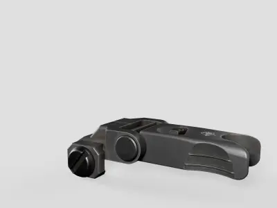Knights Armament Micro Flip Up Backup Iron Sights Low-poly 3D model