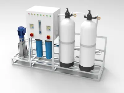 Reverse Osmosis Plant 3D model