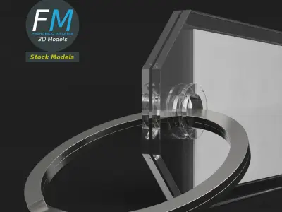 Heavy duty key tag 3D model