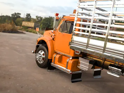 International 4700 Colombian Custom  3D model