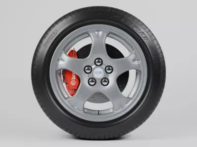 OZ Rim and brake 3D model