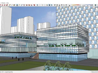 Sketchup Commercial Complex N5 3D model