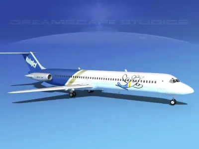 Douglas DC-9-50 Valuejet 3D model