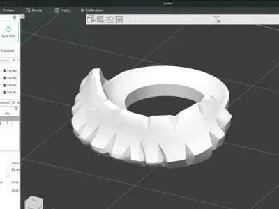 Custom3Dprint Minifigure Accessory - Minifigure Beard S1 - 10 3D print model