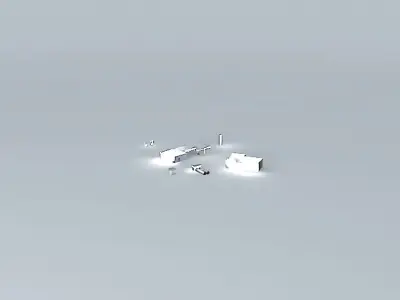 Riga petrol station Lukoil 129a Lubānas str Free 3D model