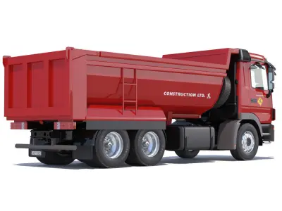Mercedes Actros Dumper 3D model
