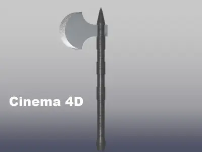 dotted ax 3D model
